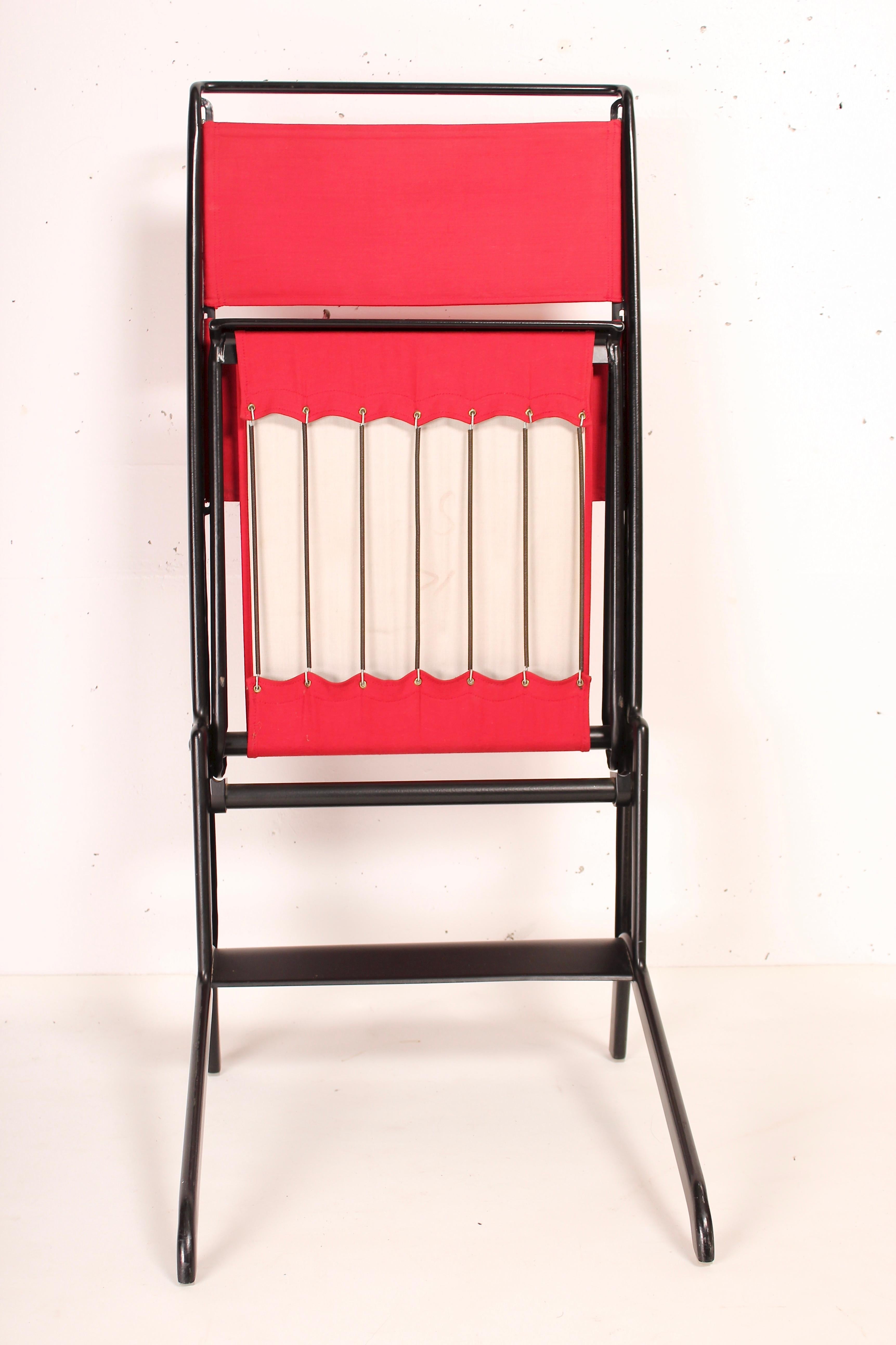 Jean Prouvé Folding Chair Designed 1930, Manufactured by Tecta, 1983 For Sale 1
