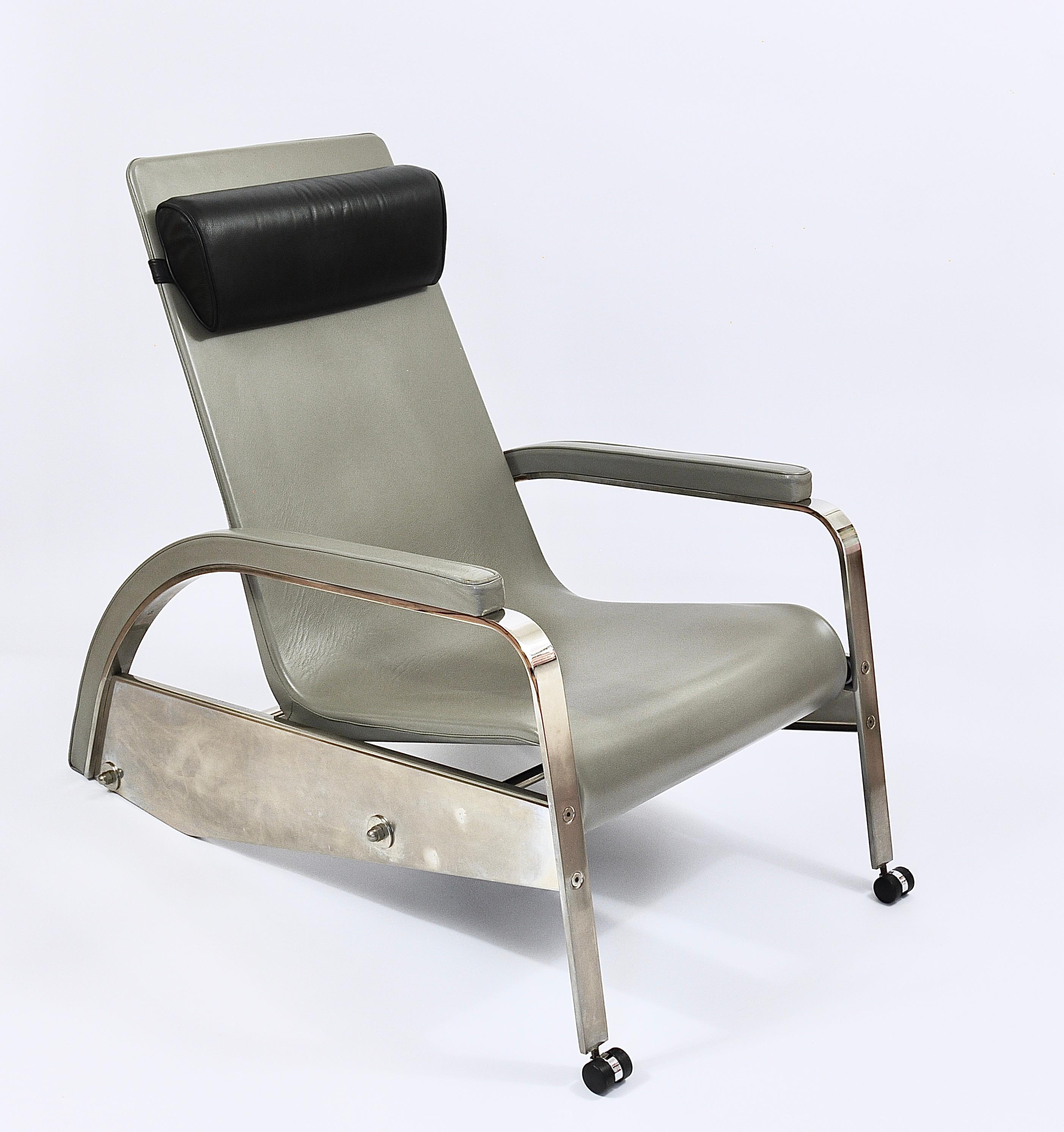 Jean Prouvé Grand Repos 1920s Design Limited Chair D80 by Tecta Germany, 1980s 2