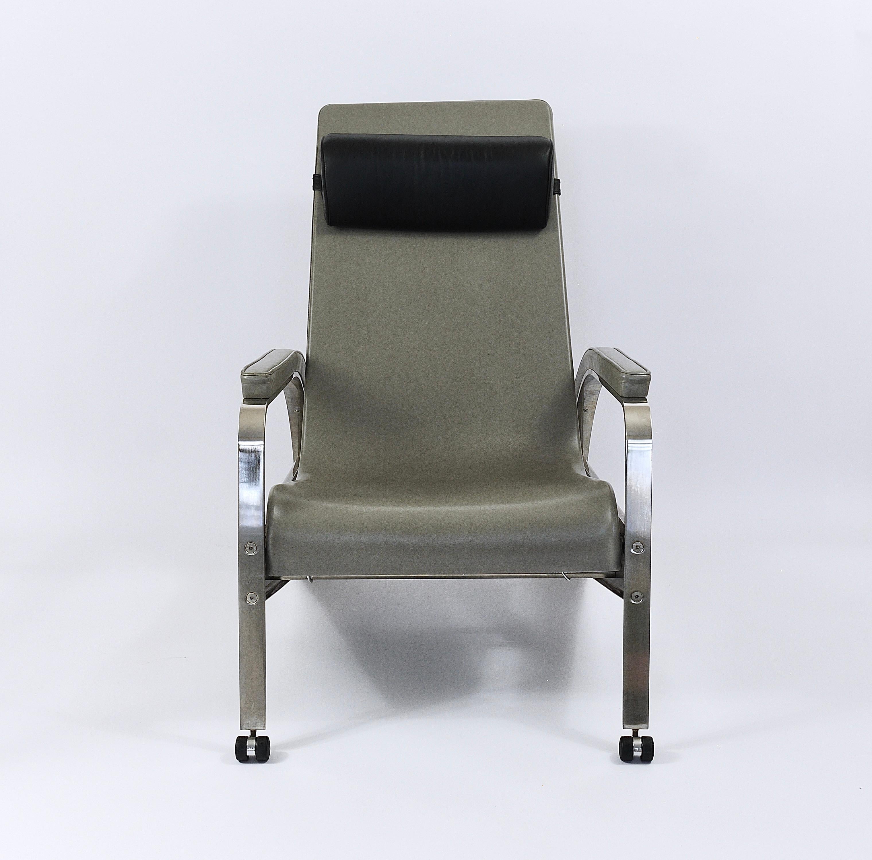 Jean Prouvé Grand Repos 1920s Design Limited Chair D80 by Tecta Germany, 1980s 6