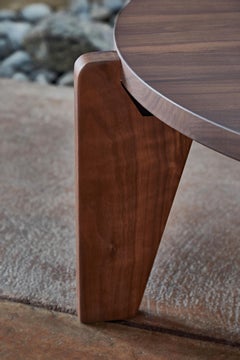 Jean Prouvé Guéridon Bas Coffee Table in Walnut for Vitra