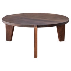 Jean Prouvé Guéridon Bas Coffee Table in Walnut for Vitra