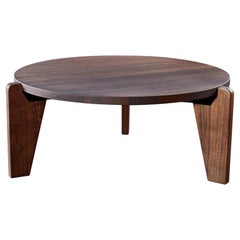 Jean Prouvé Guéridon Bas Coffee Table in Walnut for Vitra