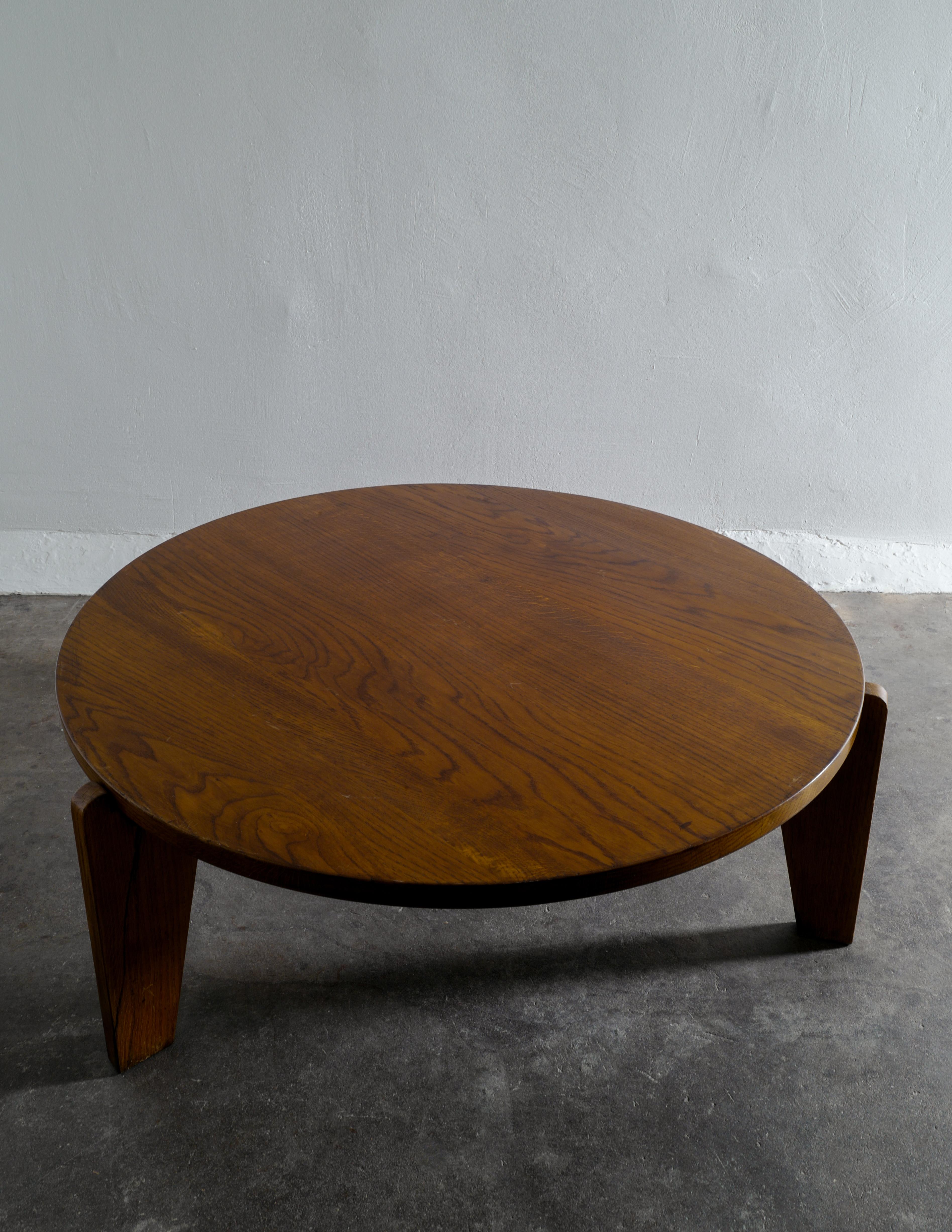 Stained Coffee Table in style of Jean Prouvé 