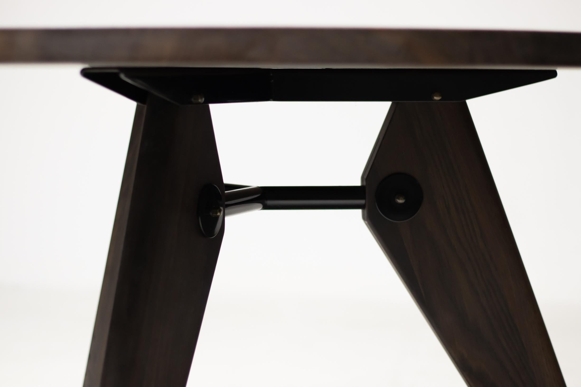 Enameled Jean Prouvé Guéridon Dining Table by Vitra