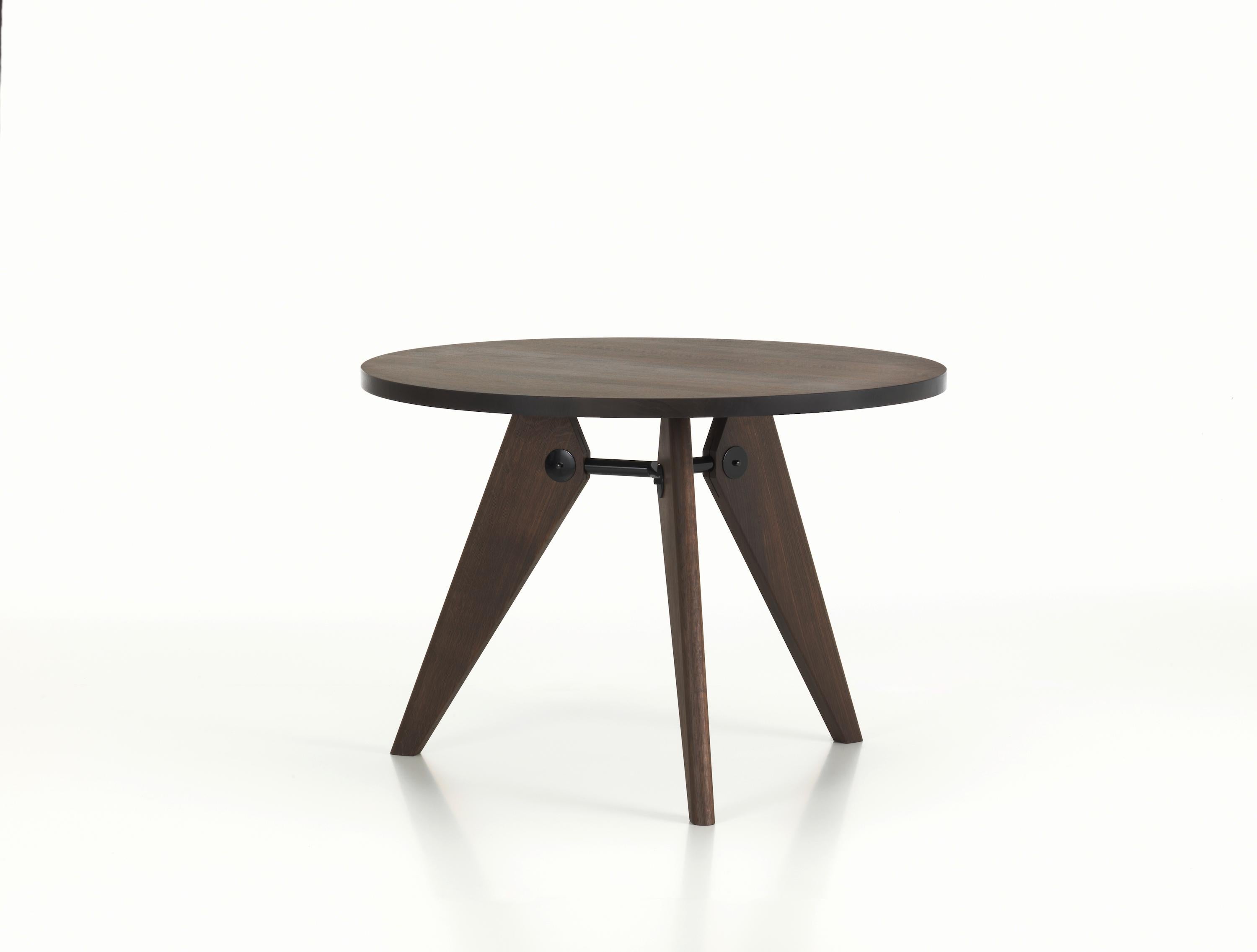 Jean Prouvé Guéridon Dining Table in Natural Oak for Vitra For Sale 4