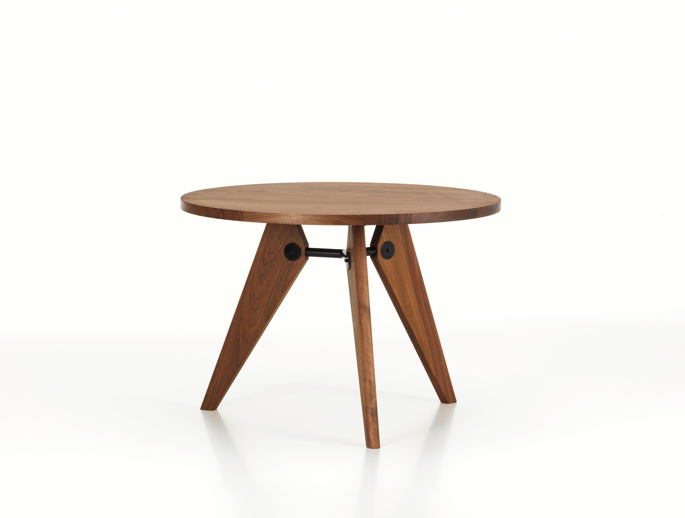Jean Prouvé Guéridon Dining Table in Natural Oak for Vitra For Sale 1