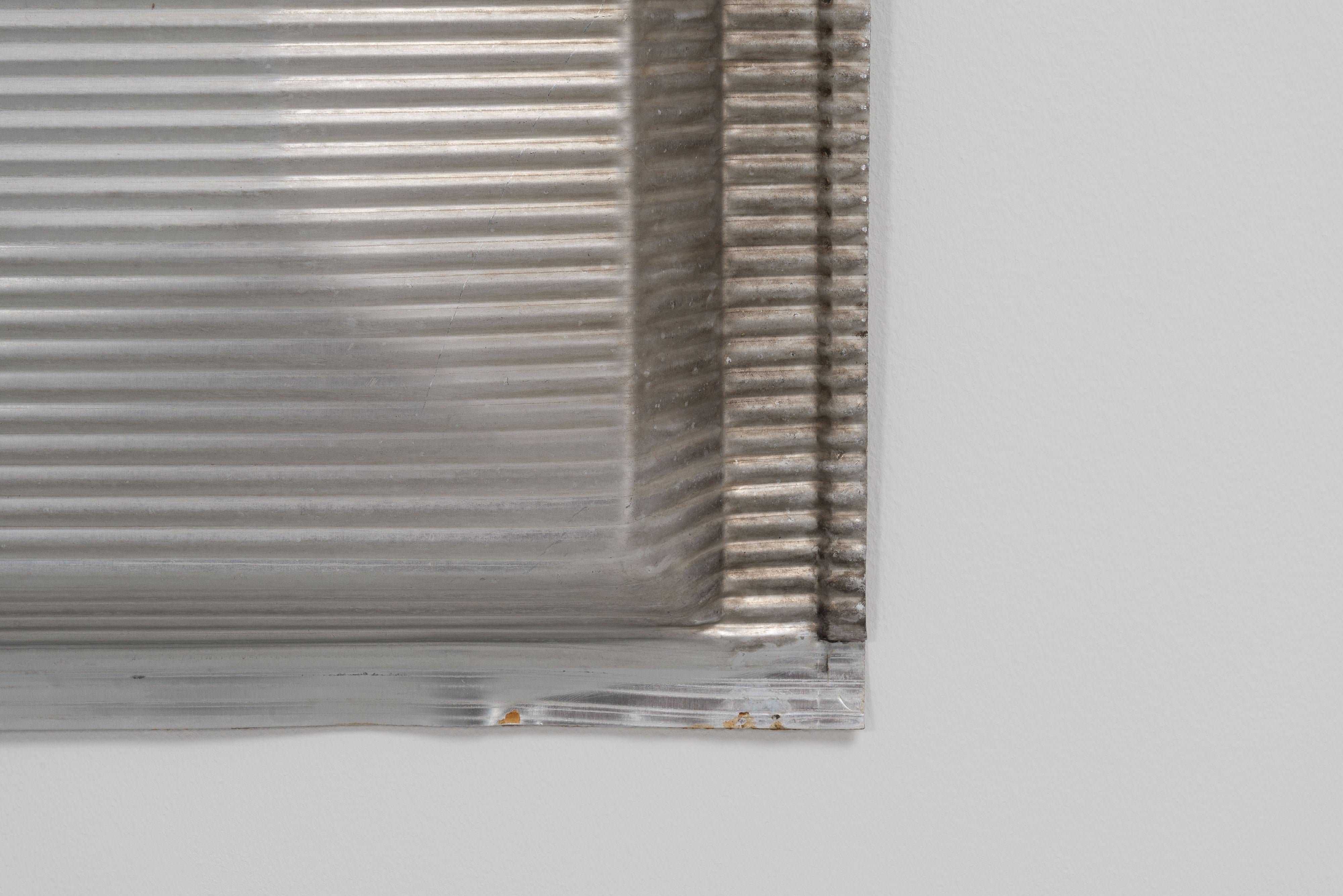 Mid-20th Century Jean Prouvé INSA facade ribbed panel France 1960 For Sale