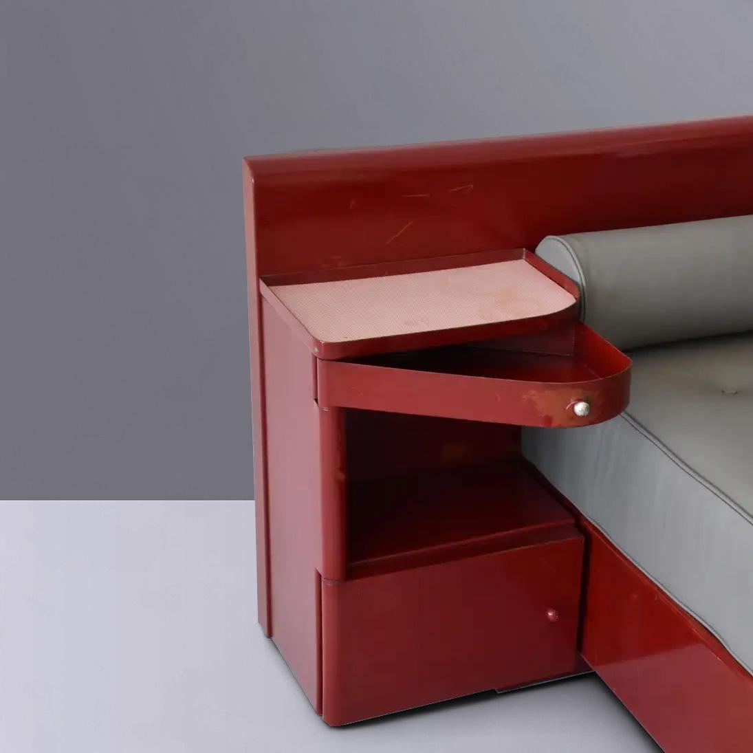 Jean Prouvé & Jules Leleu, Cama o Daybed / Auténtica Moderna de Mediados de Siglo en Bastante bueno estado para la venta en Zürich, CH