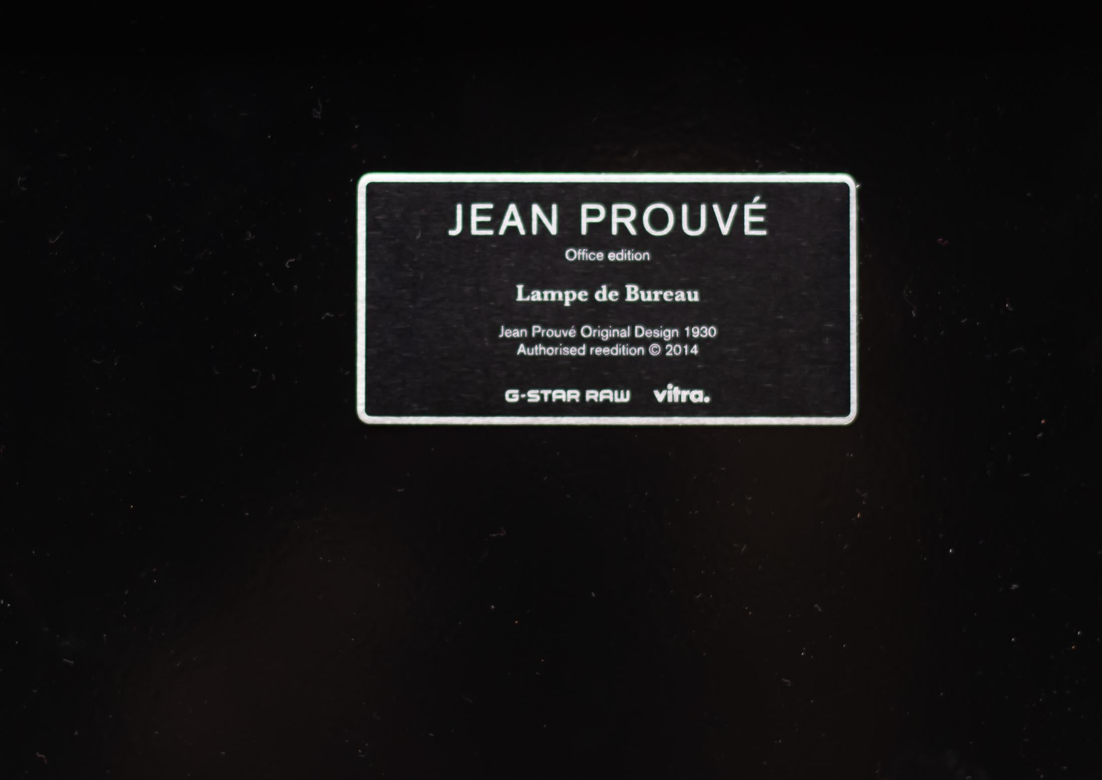 French Jean Prouvé Lampe de Bureau RAW Limited Edition