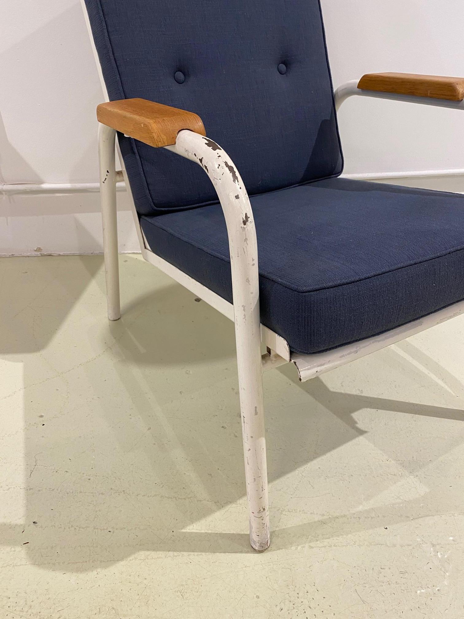 French Jean Prouve Lounge Chair, 1949 For Sale