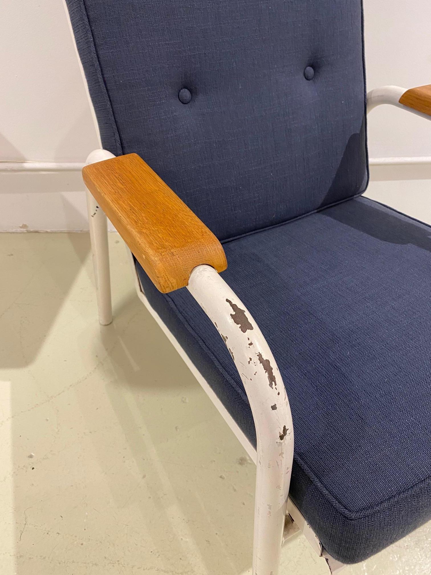 Jean Prouve Lounge Chair, 1949 In Good Condition For Sale In New York, NY