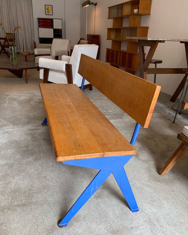 Jean Prouvé Marcoule Bench from the CEA, Marcoule, circa 1954 at ...