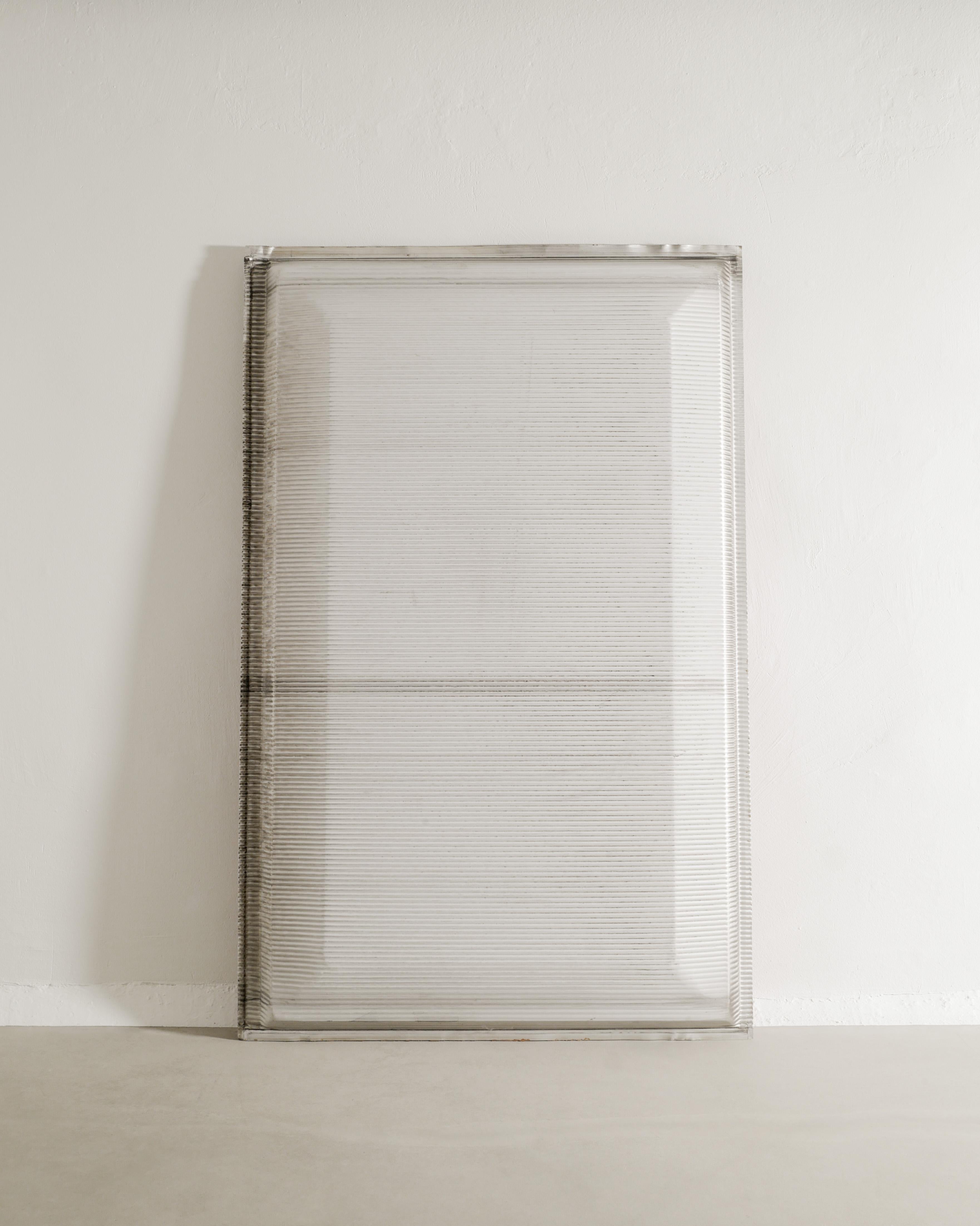 Rare French mid century aluminum 