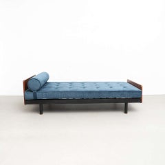 Jean Prouve Mid-Century Modern S.C.A.L. Daybed, circa 1950