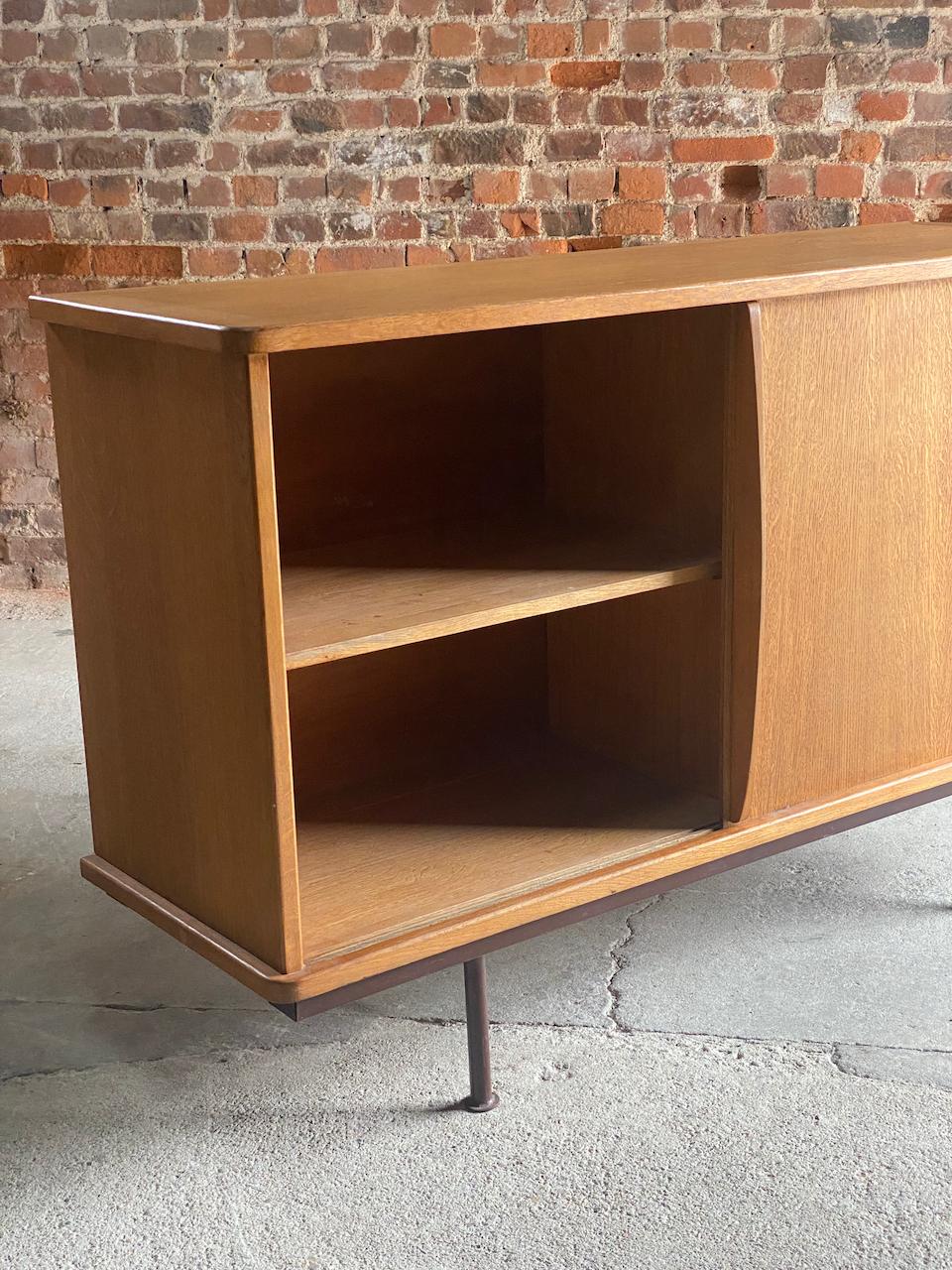 Jean Prouve Oak Sideboard Cabinet by Ateliers France circa 1940 4