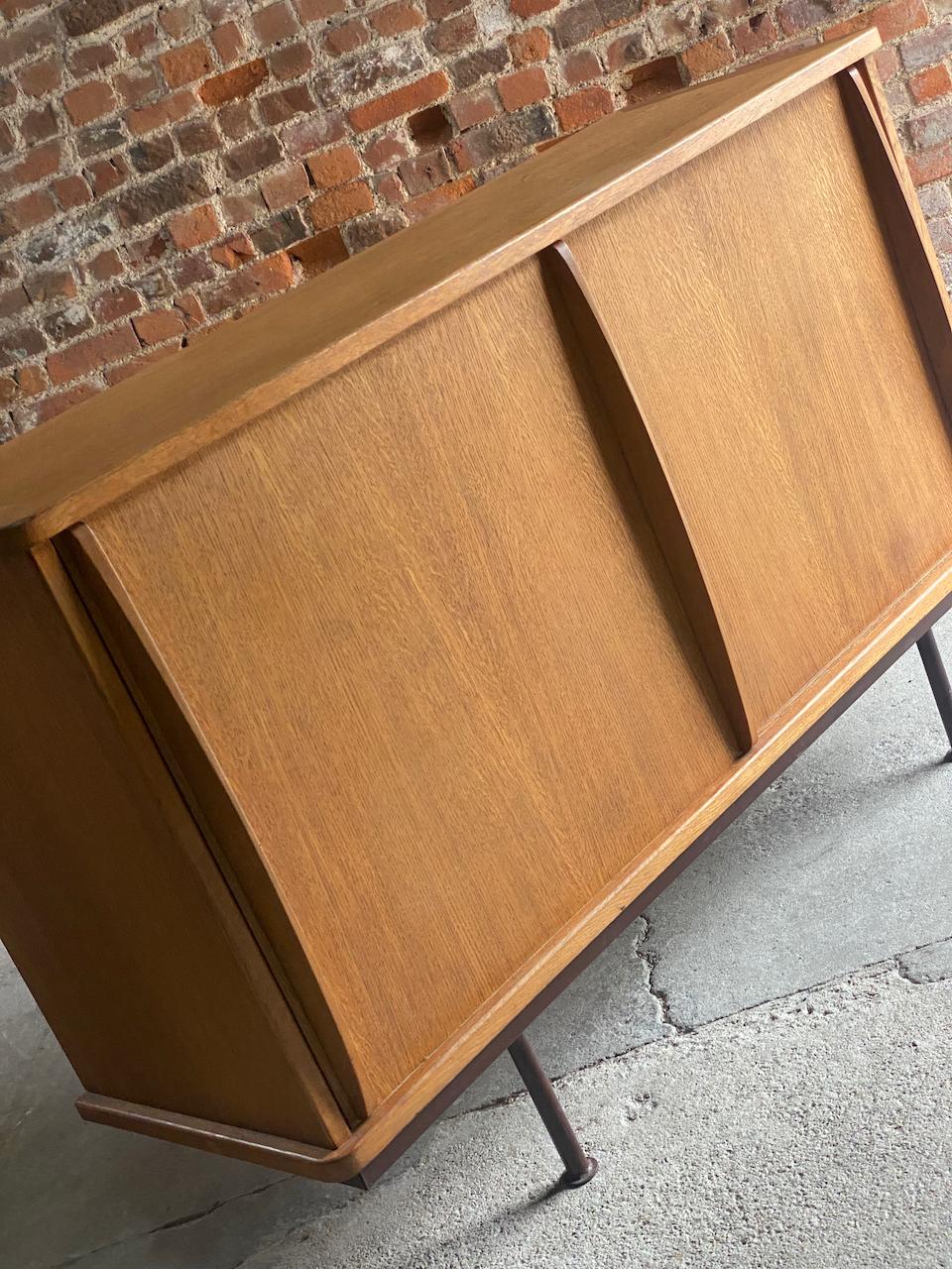 Jean Prouve Oak Sideboard Cabinet by Ateliers France circa 1940 7