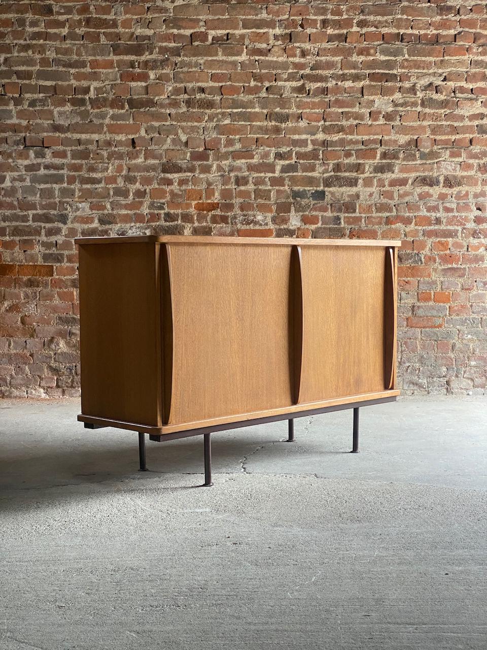 Jean Prouve Oak Sideboard Cabinet by Ateliers France circa 1940 8