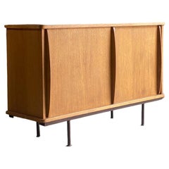 Jean Prouve Oak Sideboard Cabinet by Ateliers France circa 1940