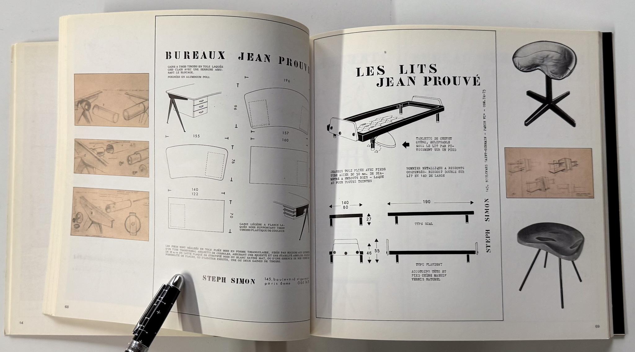 Jean Prouve/Serge Mouille: Two Master Metal Workers For Sale 1