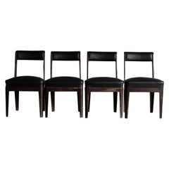 Jean Prouvé Set of 4 Rare Office Chairs