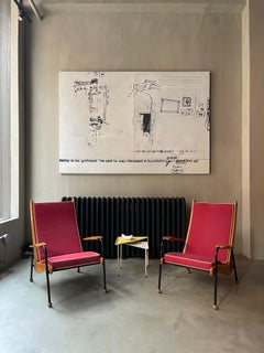 Jean Prouvé Set of Visiteur Armchairs, Model n°350