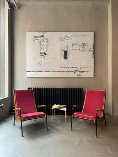 Jean Prouvé Set of Visiteur Armchairs, Model No. 350