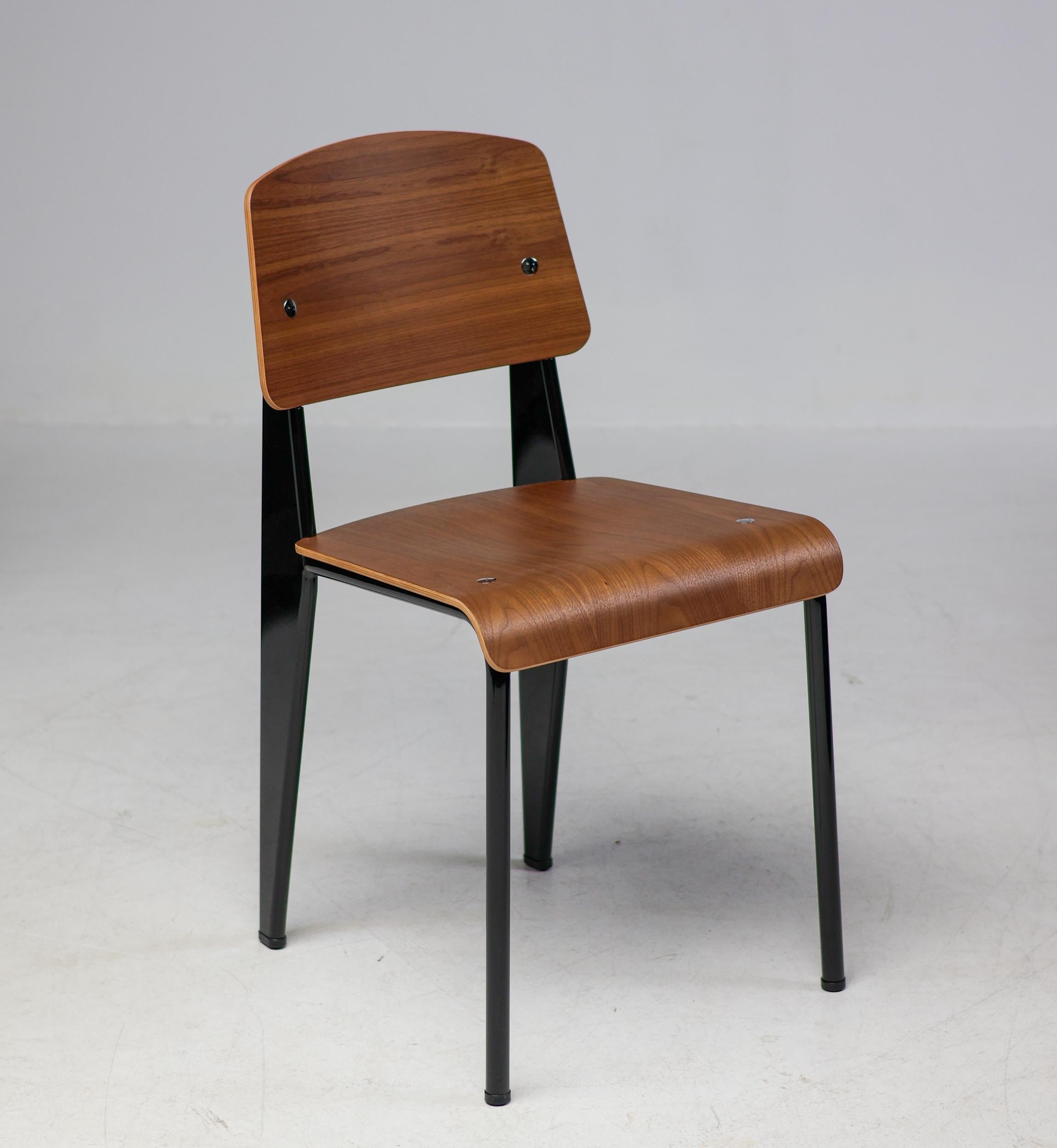 Steel Jean Prouvé Standard Chair  For Sale