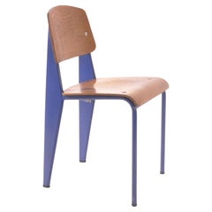 Jean Prouvé, Silla estándar, modelo 305, del CEA, Marcoule, auténtica c.1954