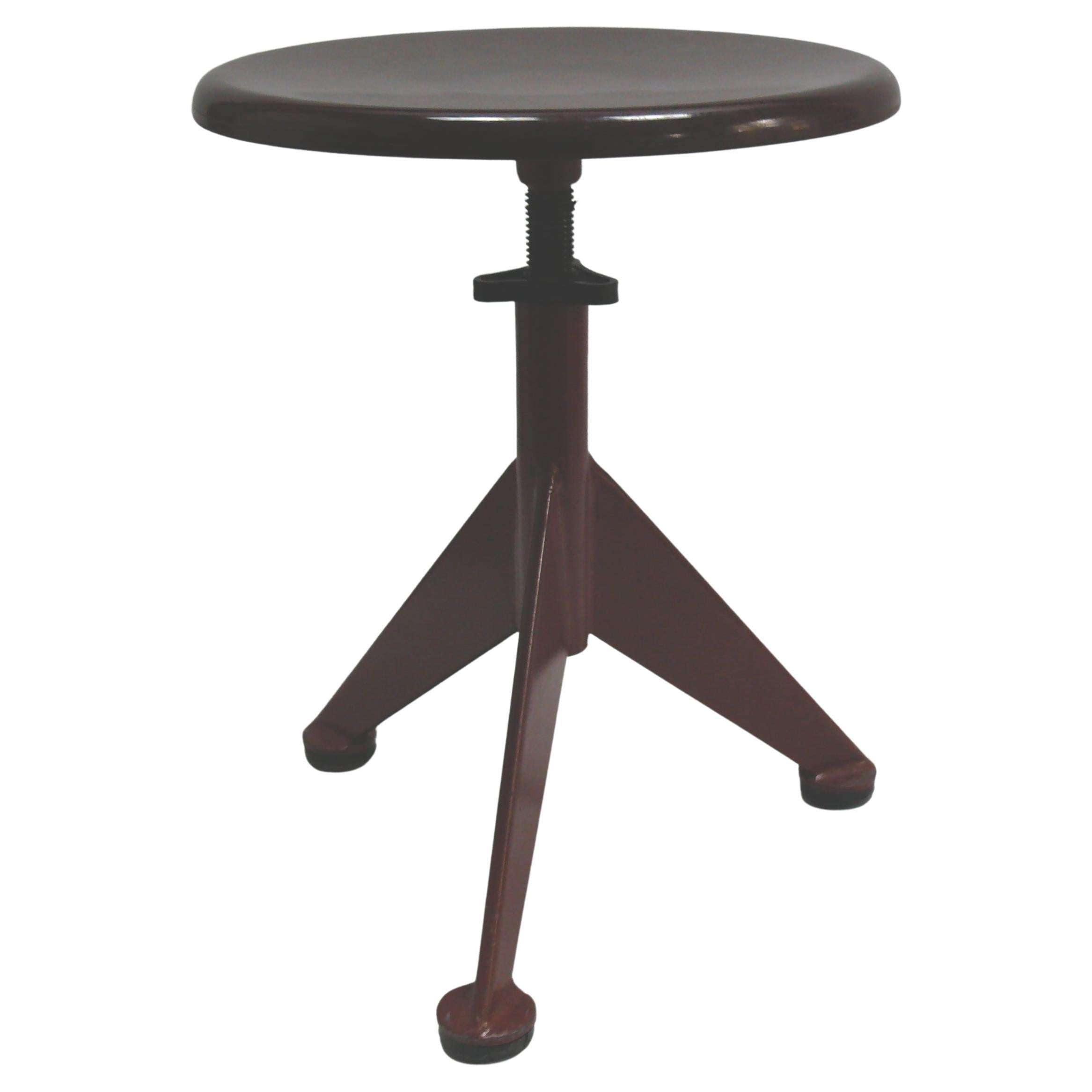 Tabouret Jean Prouvé pour AB Obelberg Olsen, Suède, années 1930