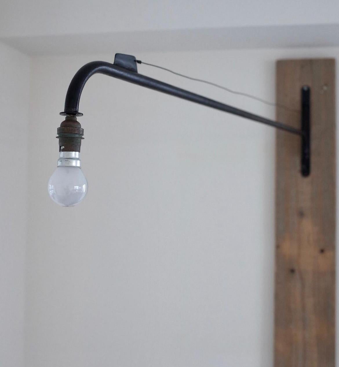 Jean Prouve Style Petite Potence Lamp For Sale