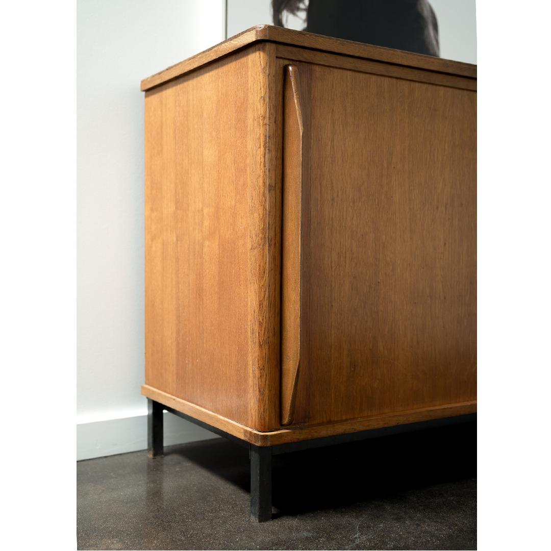 French Jean Prouvé Style Sideboard For Sale