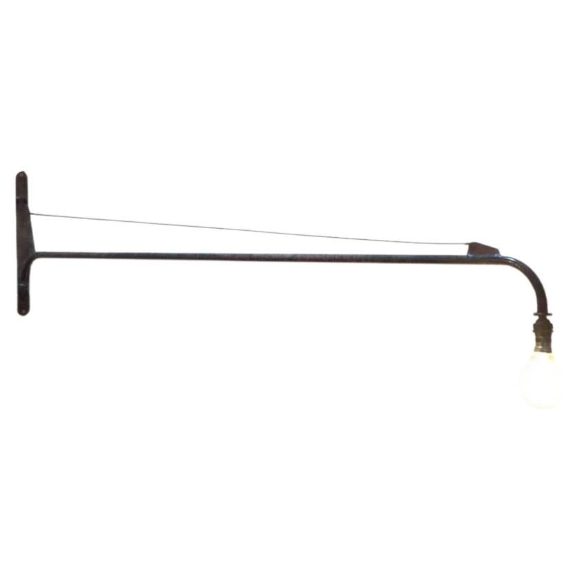 Jean Prouvé Swing Jib Wall Lamp Mid-century French Sconce, 1950s