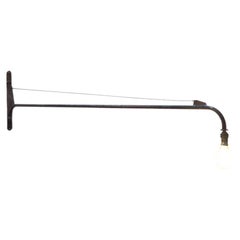 Jean Prouvé Swing Jib Wandleuchte Französischer Wandleuchter aus der Mitte des Jahrhunderts, 1950er Jahre