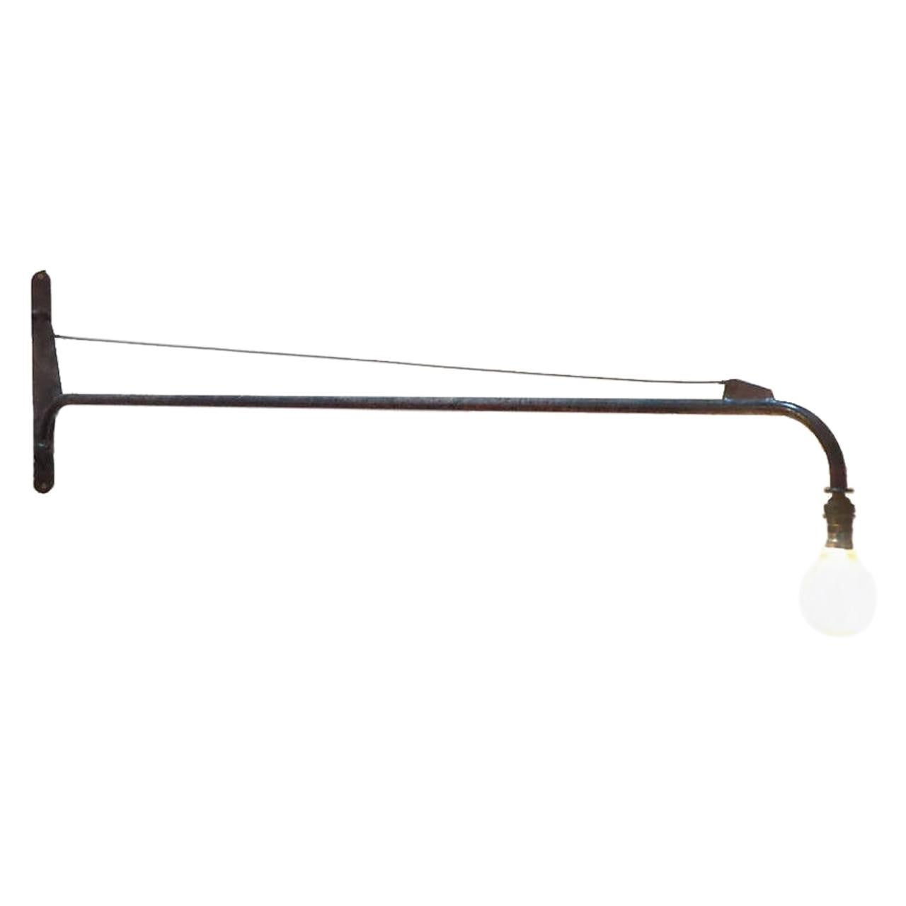 Jean Prouvé Swing Jib Wall Light, 1950s