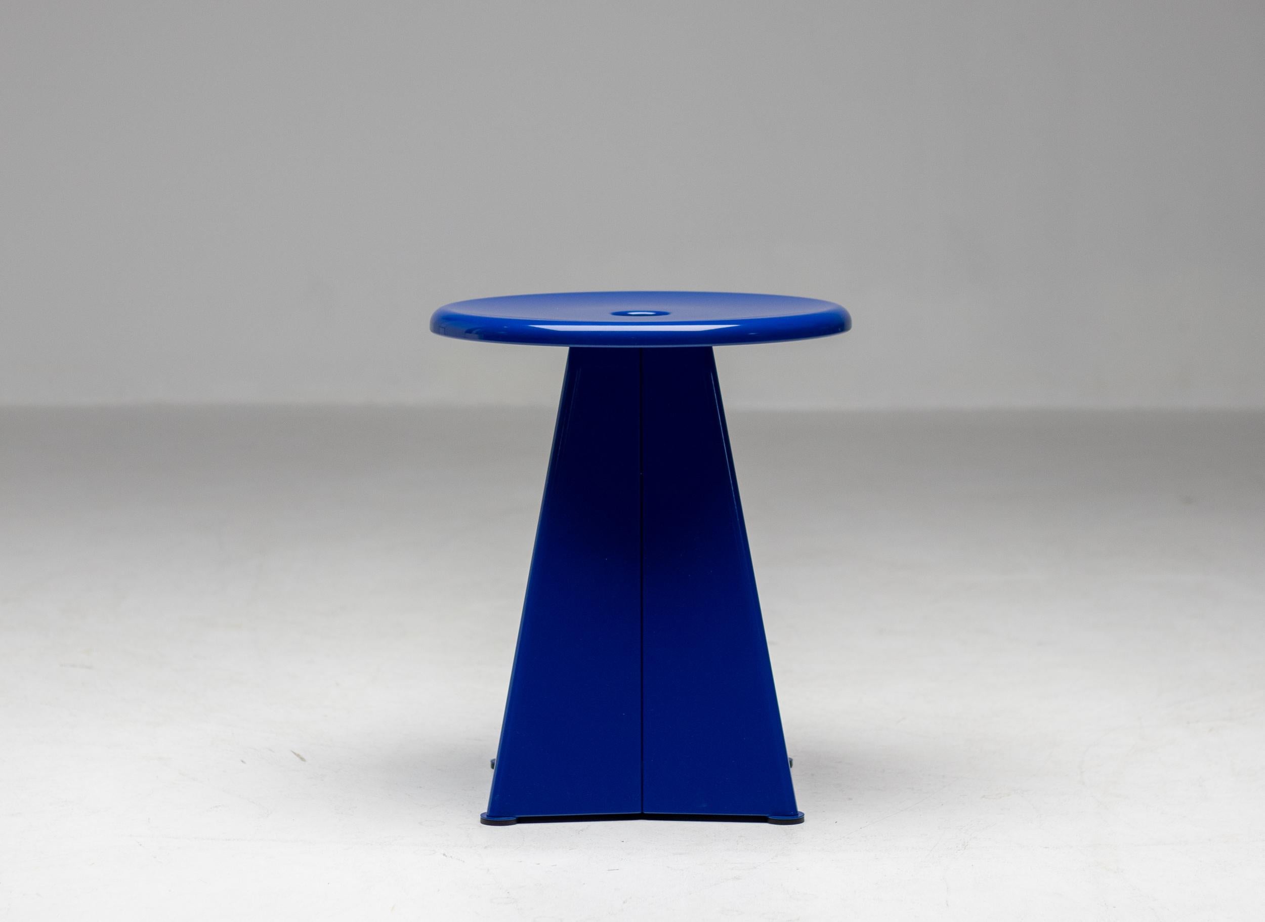 Tabouret Métallique stool in the Special Prouvé color 