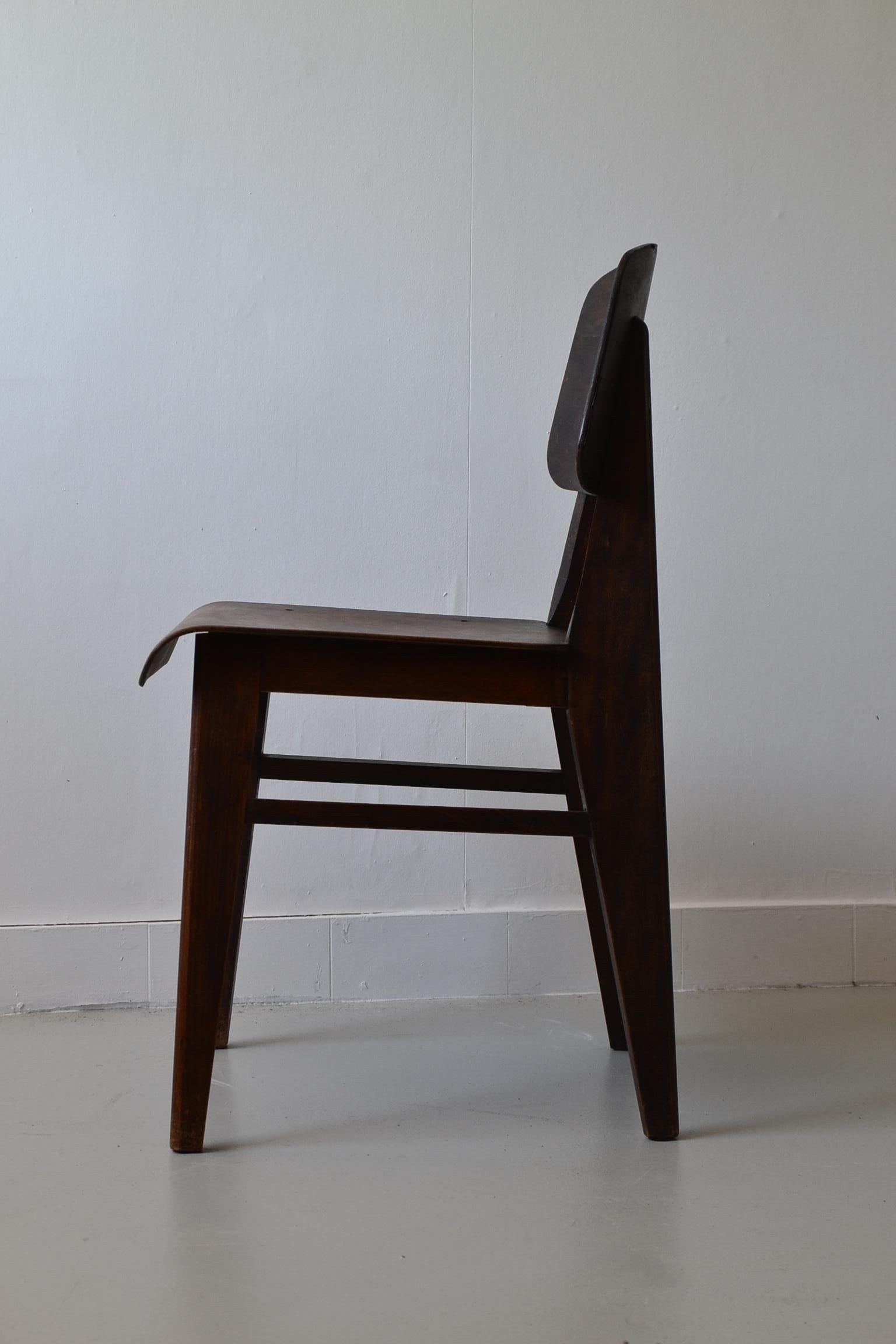 French Jean Prouvé, Tout Bois Chair, 1941