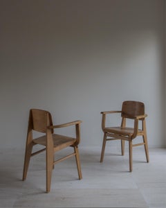 Attributed to Jean Prouvé - Tout Bois - Wooden Armchair - France circa 1950s