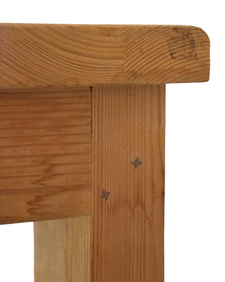 Mid-Century moderno Jean Prouvé con Guy Rey-Millet, Tavolo da sala da pranzo, Wood, Refuge de la Vanoise in vendita