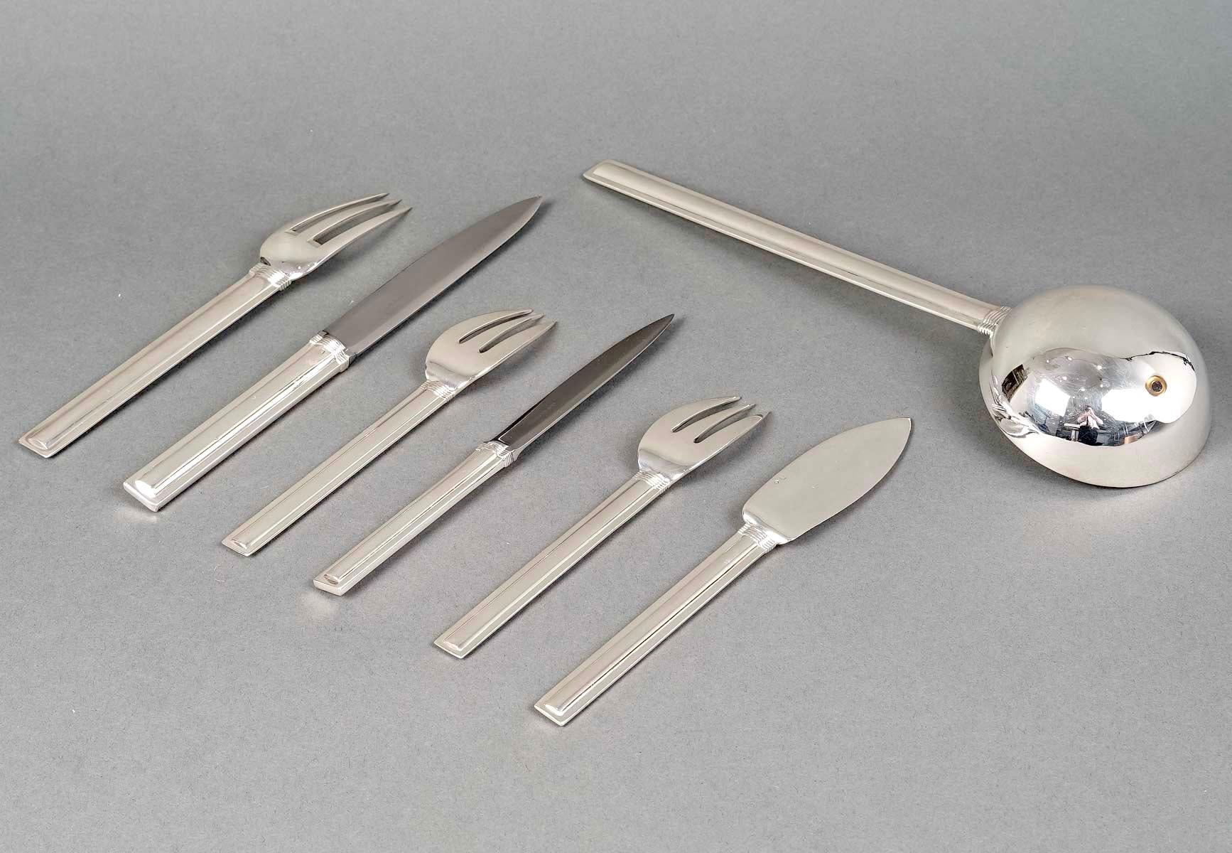 Art Deco Cutlery Flatware set 