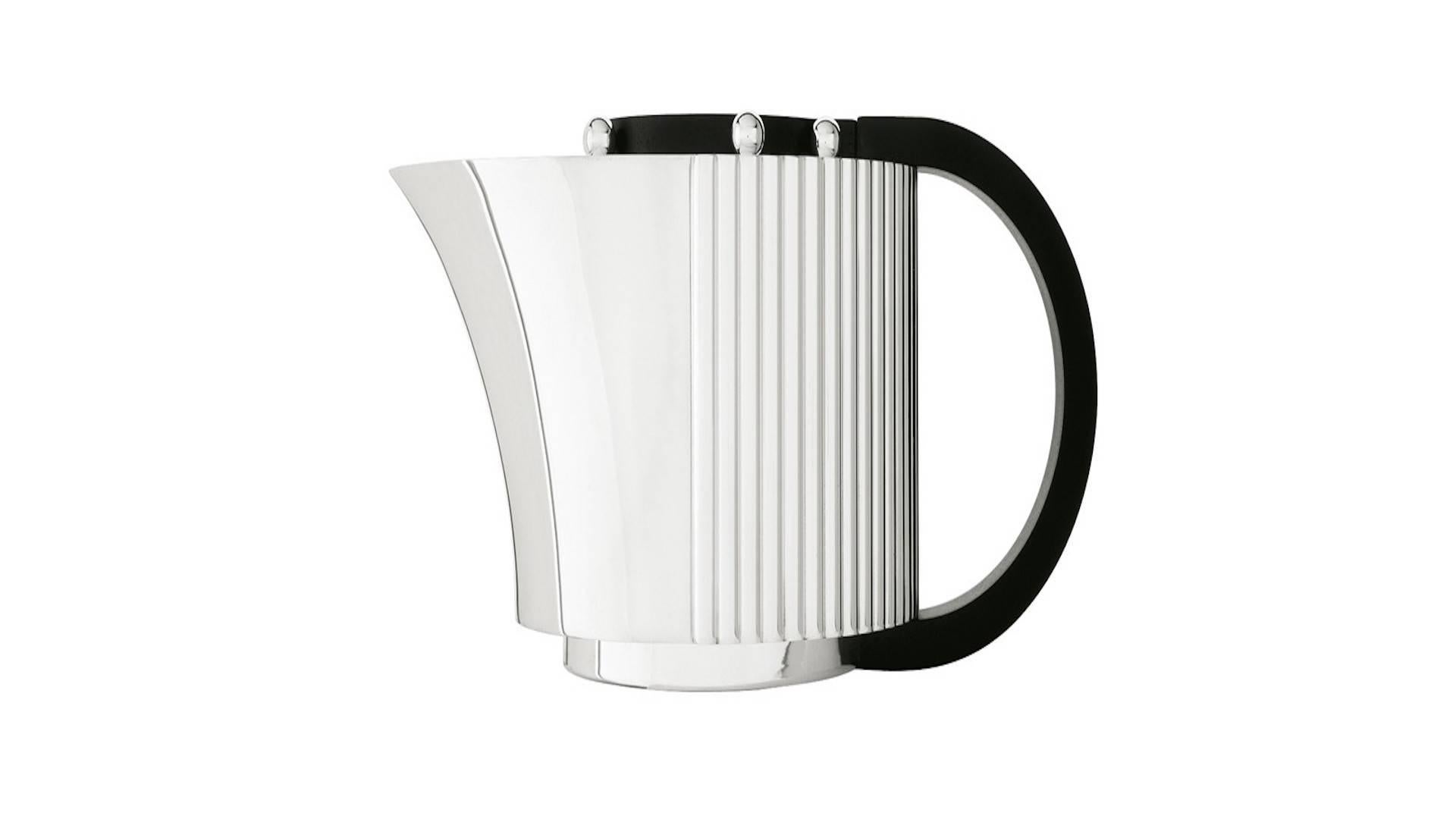 Art Deco Jean Puiforcat Silver Plated Tea Set For Sale
