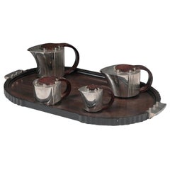 Jean Puiforcat Silver Plated Tea Set