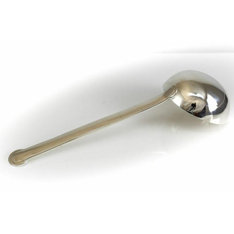 Jean Puiforcat Sterling Silver Cream Soup Serving Spoon in Annecy, 1930

In Original Box. Hallmarked for Jean Puiforcat.

Additional Information:
Object Type: Cream Soup Serving Spoon
Dimension: 10.75 inches Length
Condition: Excellent