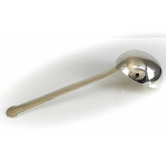 Jean Puiforcat Sterling Silver Cream Soup Serving Spoon in Annecy, 1930