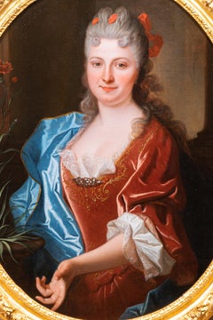 18th c. French Portrait of a Lady by Jean Ranc (1674 - 1735), Paris circa 1700