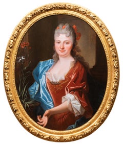 18th c. French Portrait of a Lady by Jean Ranc (1674 - 1735), Paris circa 1700