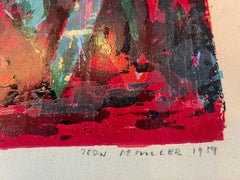 Cane astratto colorato