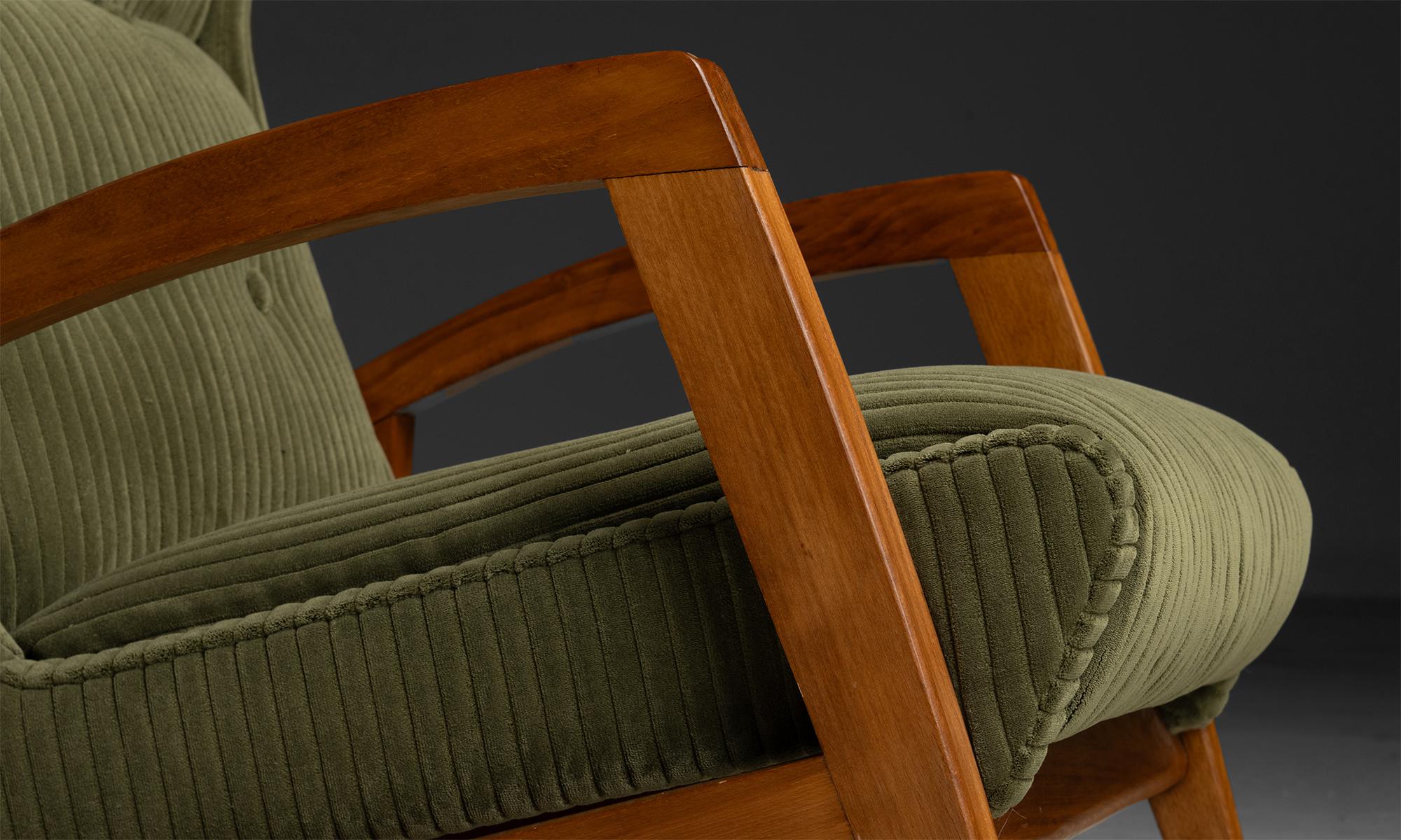 Mid-20th Century Jean Rene Caillette Lounge Chair, France circa 1960 For Sale