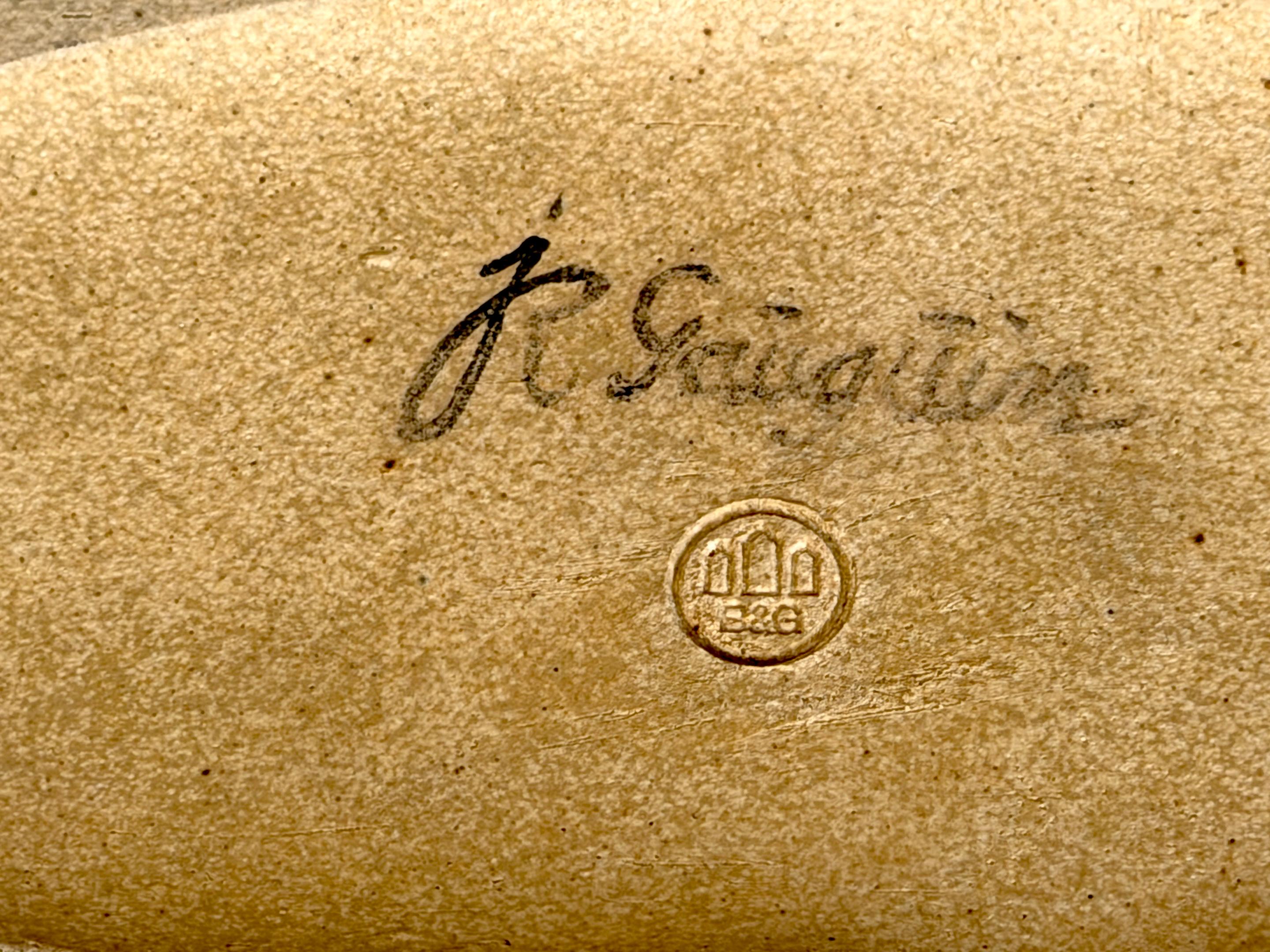 Jean René Gauguin “Havtyren” / 'Sea Bull' Sculpture for Bing & Grøndahl, Denmark in vendita 8