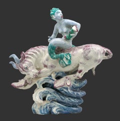 Escultura "Havtyren" / "Toro de mar" de Jean René Gauguin para Bing & Grøndahl, Dinamarca