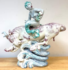 Escultura "Havtyren" / "Toro de mar" de Jean René Gauguin para Bing & Grøndahl, Dinamarca